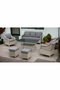 Hanah Home Conjunto de Jardín Rondi Gris Oscuro y Miel